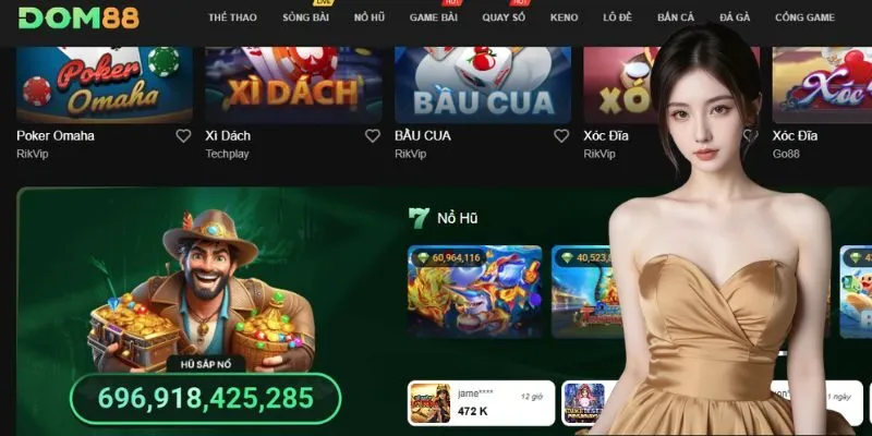 Dom88 điểm đến uy tín và tiềm năng