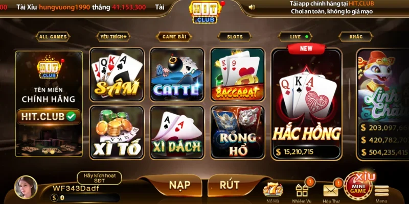 Hitclub giả mạo chủ yếu nhằm vào người chơi mới